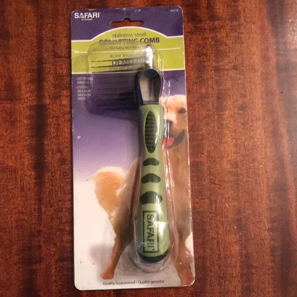 Dematting Comb- Stainless Steel by Safari